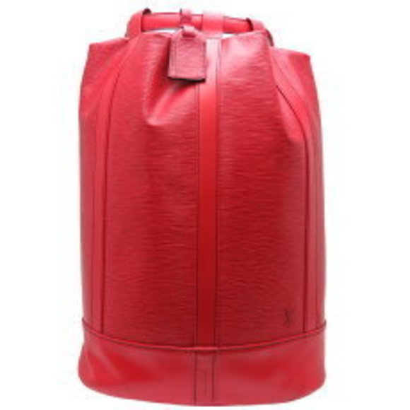 Louis Vuitton Shoulder GM Epi Red Castilian Randonne Bag - Picture 1 of 9